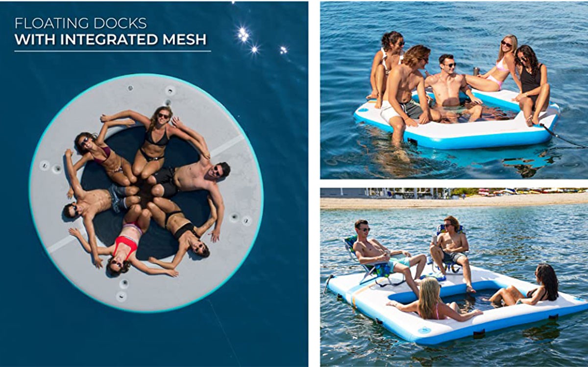 inflatable dock 8