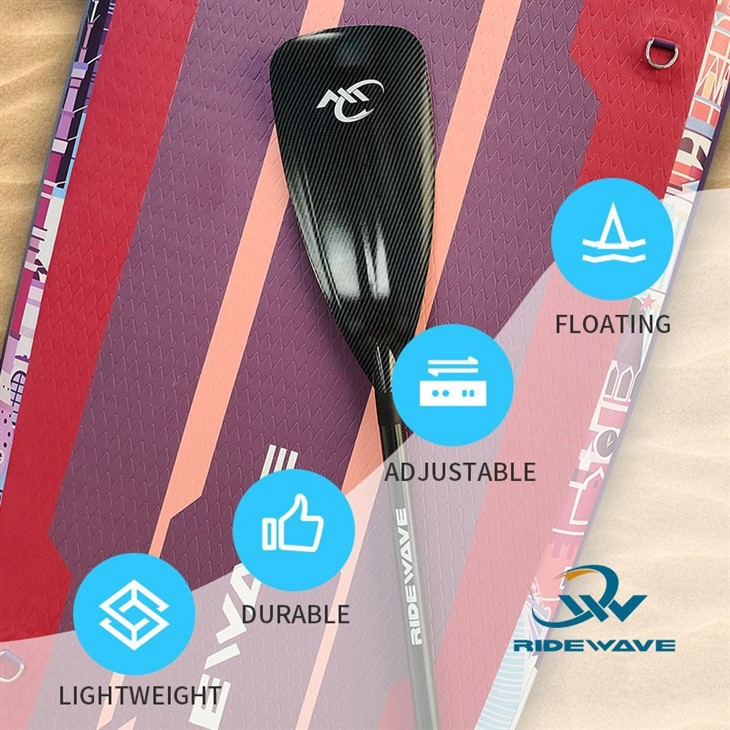 carbon 3 piece sup paddle