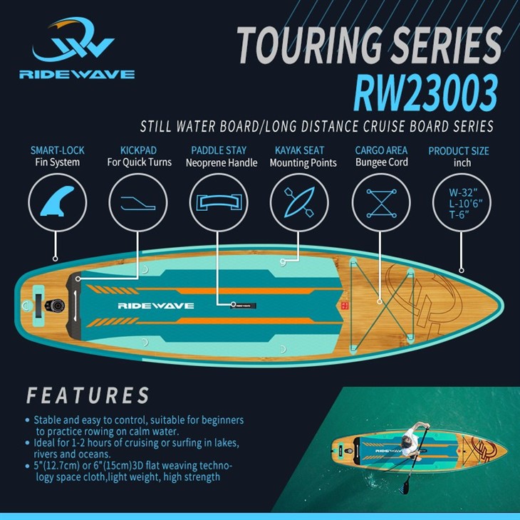 RIDEWAVE Live Up To Love Series 10’6 All-Round Touring 320cm SUP