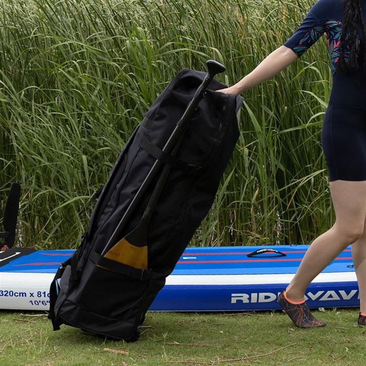 Inflatable SUP Backpack With Wheels