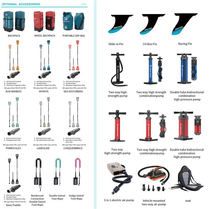 Lightweight Touring SUP Board – 11' Inflatable Paddleboard For Long Adventures