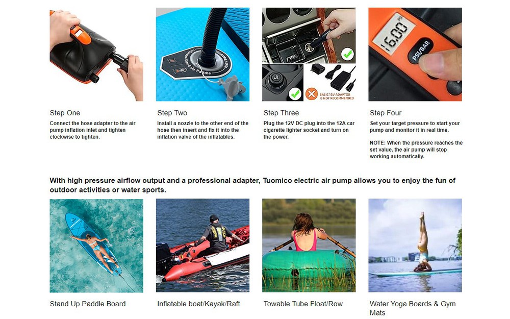 automatic paddle board pump 1