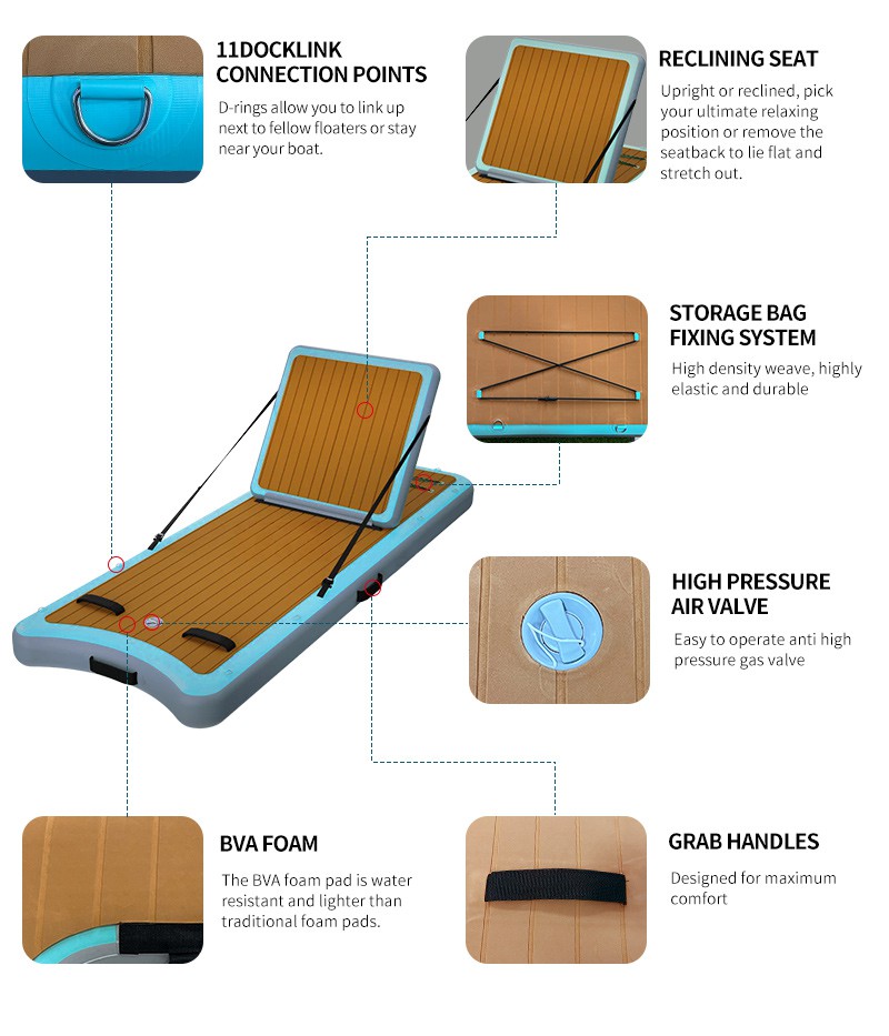 Inflatable water lounger 2
