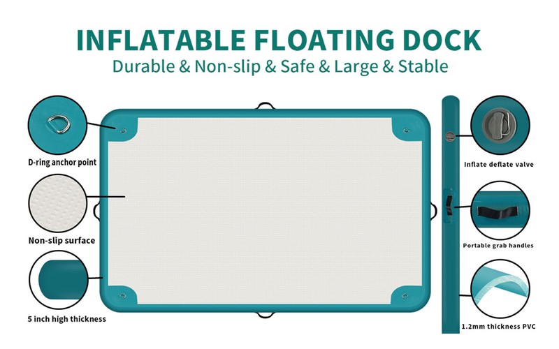 Inflatable platform for water 3