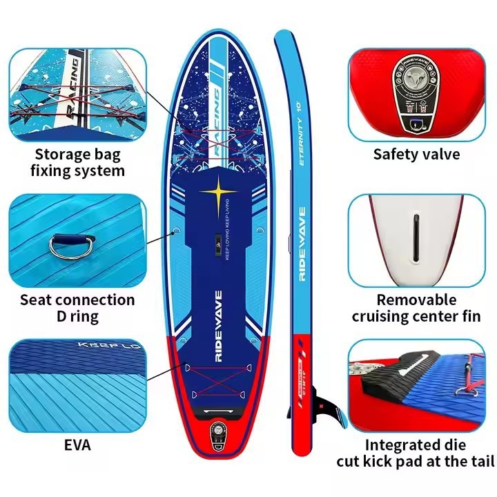 Wide & Stable Inflatable Paddle Board For Beginners – 10' | Ridewave
